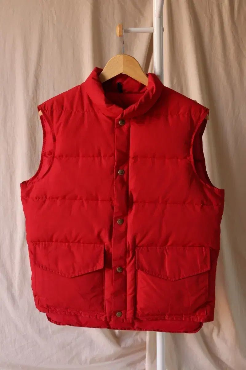 WOOLRICH ウールリッチ パファー ダック ダウン マウンテン ベスト レッド M