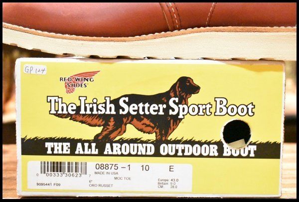 10E 箱付 未使用 犬タグ復刻 23年】レッドウィング 8875 アイ