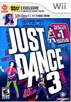 未使用・未開封品)Just Dance 3 with Katy Perry Bonus Tracks for Wii 