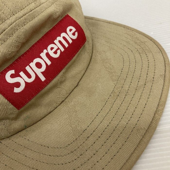 ☆SUPREME シュプリーム 19AW JACQUARD LOGOS TWILL CAMP CAP ロゴ ...