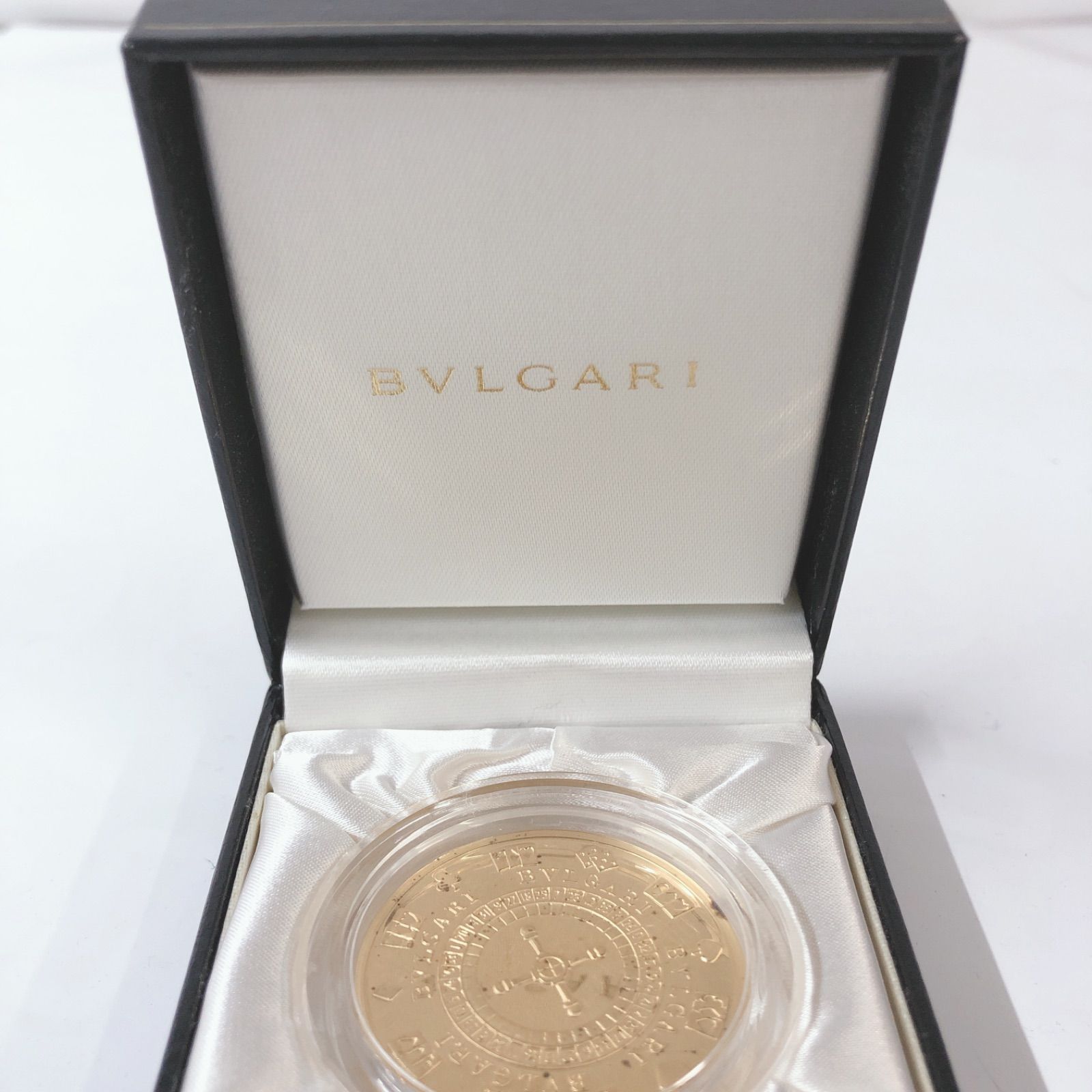 【限定品】BVLGARI ラスベガス限定メダルゴールド　専用ケース付き 限定品】BVLGARI ラスベガス限定メダルゴールド 専用ケース付き