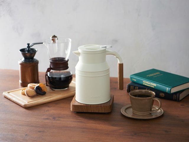 mosh!電気ケトル アイボリー