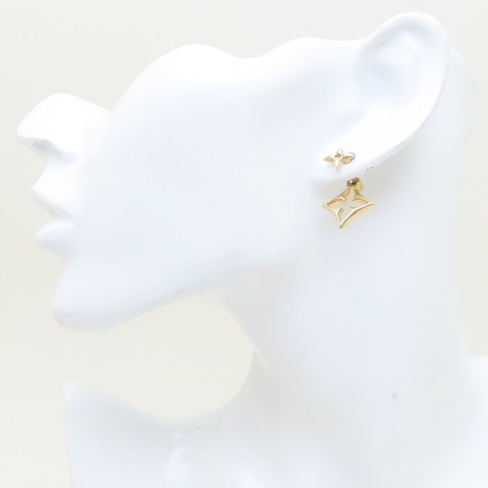 LOUIS VUITTON ルイヴィトン ピアス ピュス LV フラワーグラム ピアス  