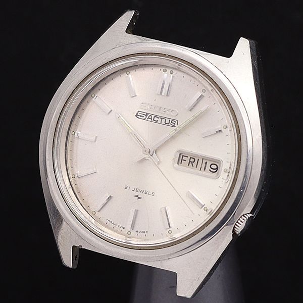 1円 稼働 良品 セイコー AT/自動巻 7019-8010 セイコー5 アクタス 21石  