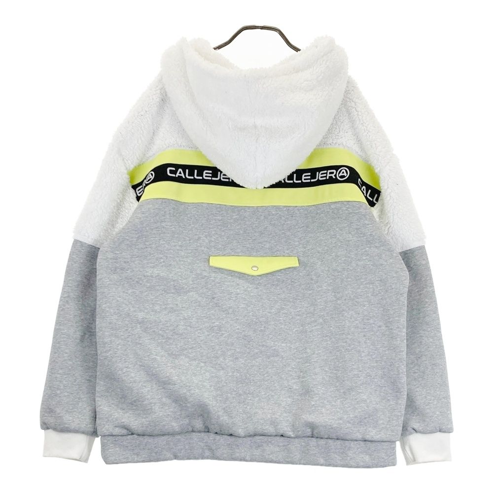 サイズ：6 CALLEJERA カジェヘラ 長袖スウェットパーカー ボア切替