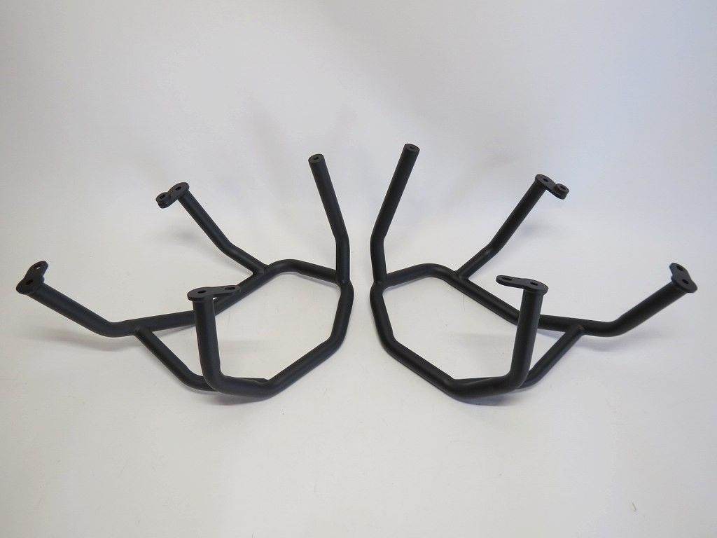 BMW用 R1300GS R 1300GS 2025 以降 ステンレス エンジンガード クラッシュバー プロテクター 下部-上部 黒 FFCRYSTALESIA_COM