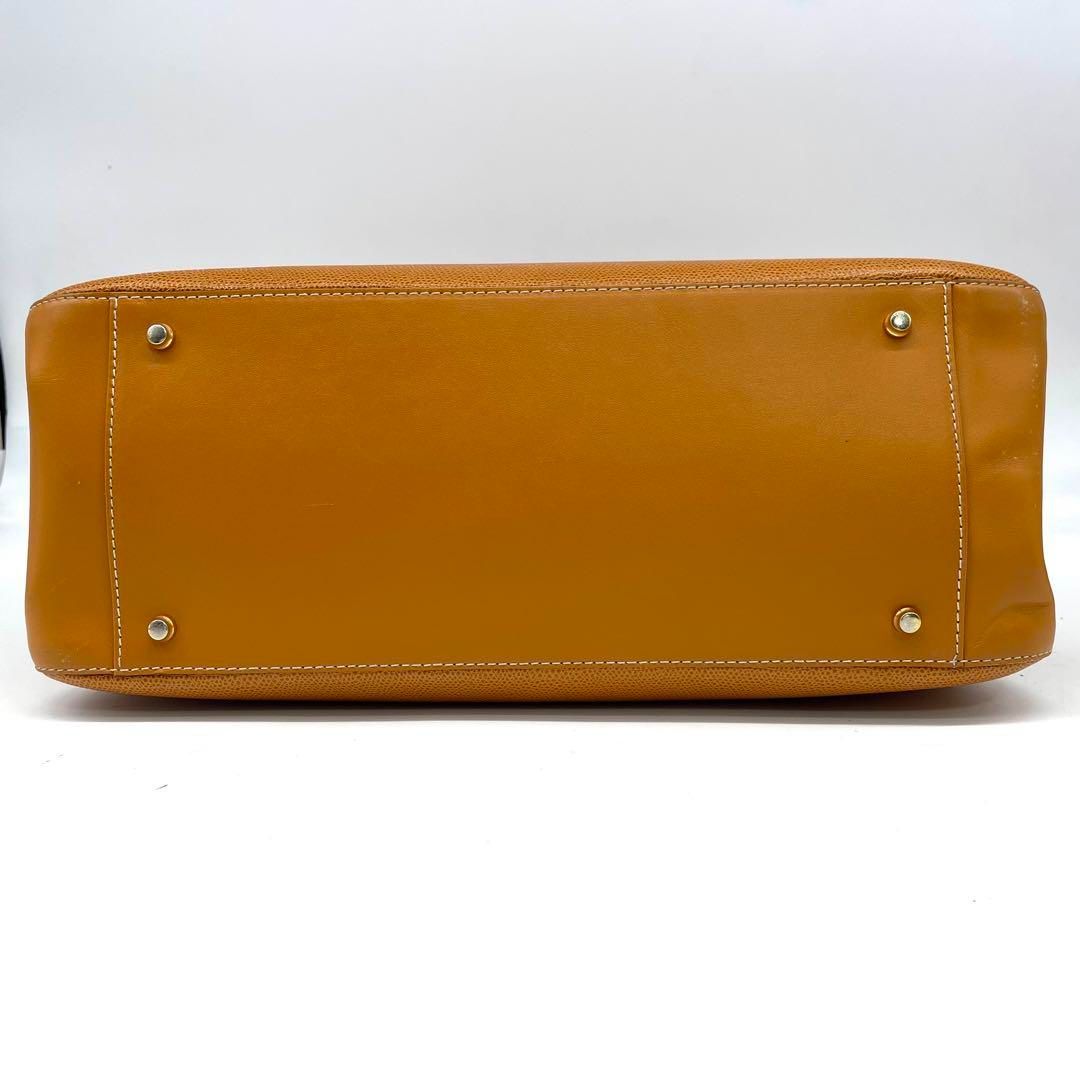 良品✨モラビト メルクルディ ハンドバッグ M字金具 A4可能 レザー