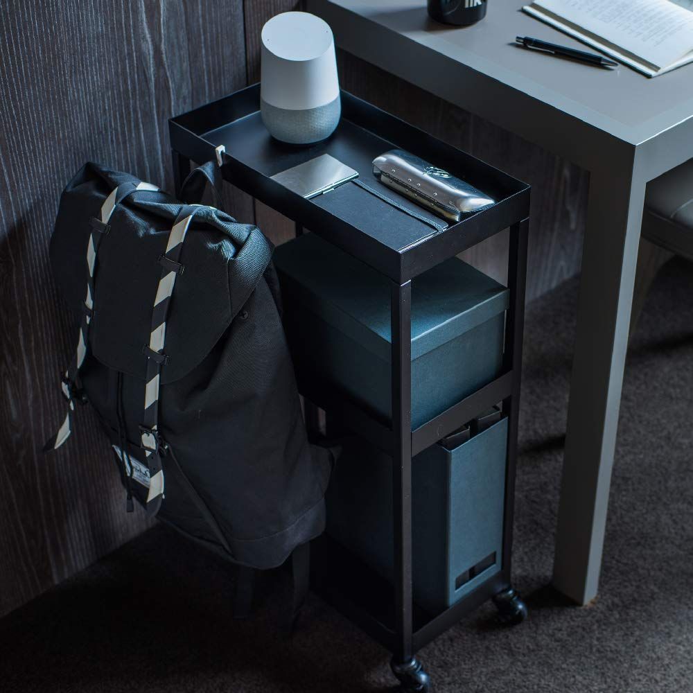 在庫セール】(イデアコ) ワゴン 組立不要 日本製 弛まないフレーム