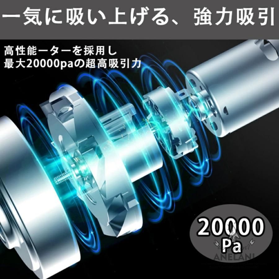 掃除機コードレス乾湿両用すき間20000pa多機能サイクロン掃除機スティッククリーナー充電式ハンディクリーナー軽量3WA強力吸引
