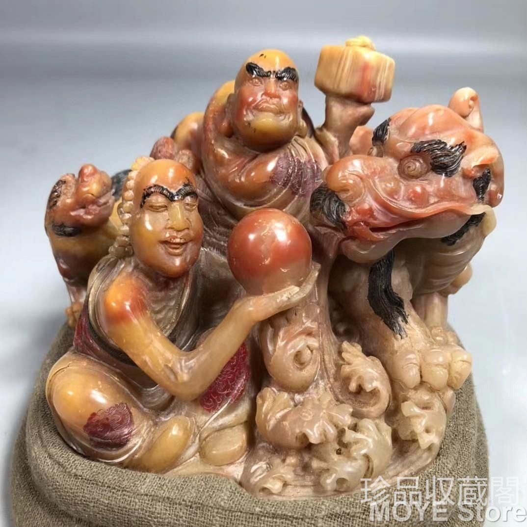 寿山石彫り 文房具