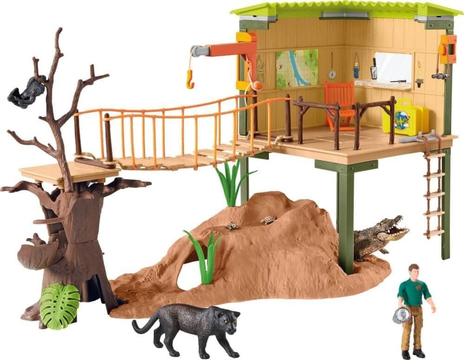 シュライヒ(Schleich) ワイルドライフ ジャングルベースキャンプ 42507 [1)ジャングルベースキャンプ]