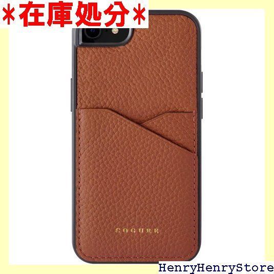 COGURE コグレ iPhone SE 第3|2世代 |8|7 ケース 本革 シュリンクカーフレザー カード入れ シンプル おしゃれ ギフトボックス付き COPC2 キャラメル 1225