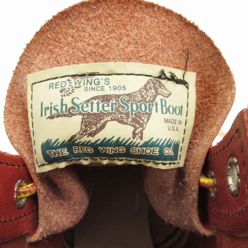 美品 23年製 レッドウィング REDWING 復刻 四角犬タグ 8875 IRISH