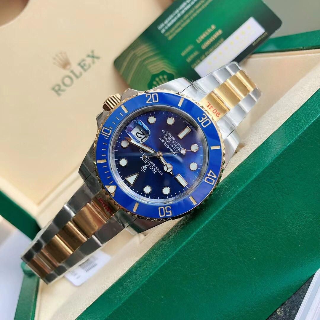 ?高品質 ロレックス?ROLEX ロレックスサブマリーナコンビメンズ腕時計