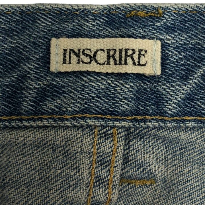 yuchanさま専用　INSCRIREアンスクリア　パッチワークダメージデニム INSCRIREアンスクリア パッチワークダメージデニム - メルカリ