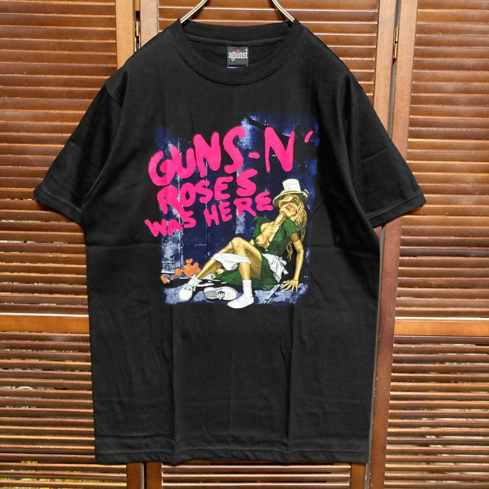 ☆ ガンズアンドローゼス GUNS N ROSES 黒 ピンナップガール セクシー 