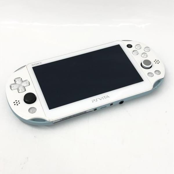 本体 動作 済みジャンク SONY|PS Vita アクア ブルー|PCH-2000|本体キズ他 6