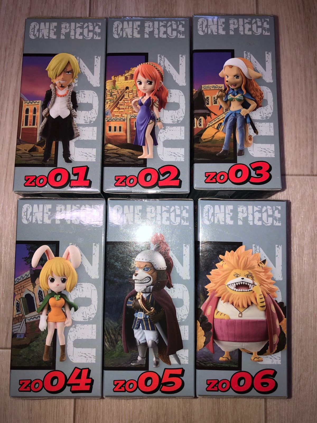 ワンピース ワールドコレクタブル ゾウ 6体セット ワンピース ワールド