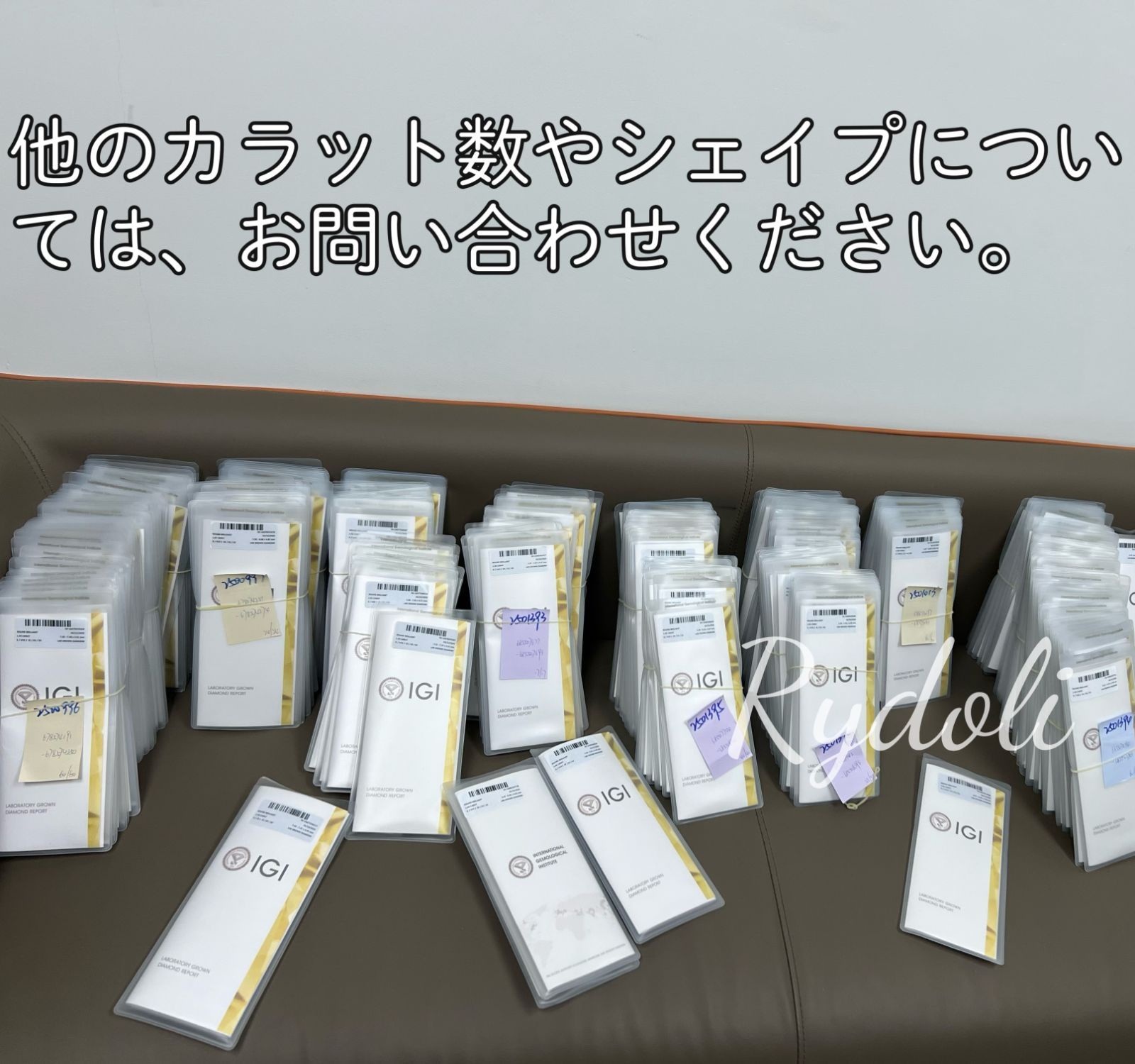 PT950 2.02ct D VVS2 オーダーメイドリング ラボグロウンダイヤモンド 
