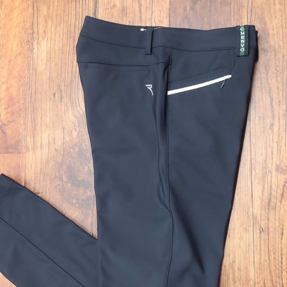 秋冬 CHERVO 46サイズ 美脚パンツ SIGMA 撥水 ストレッチ 保温 機能性 ゴルフ シェルボ 紺 ネイビー md235 LLC-HASEGAWATOSO_COM