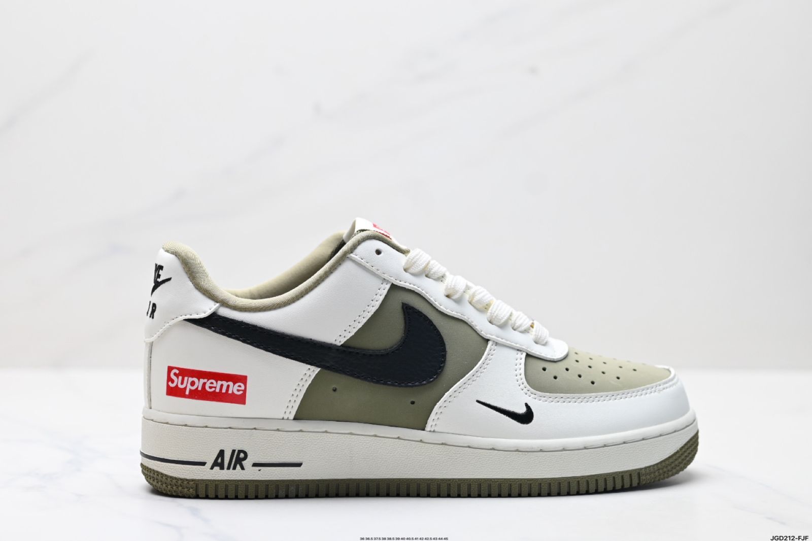 今日 NIKE AIR FORCE 1‘07 原型? 原型紙による正統ロートップエアフォースモデル 輸入向けチャンネル 全掌内蔵蜂窩クッション