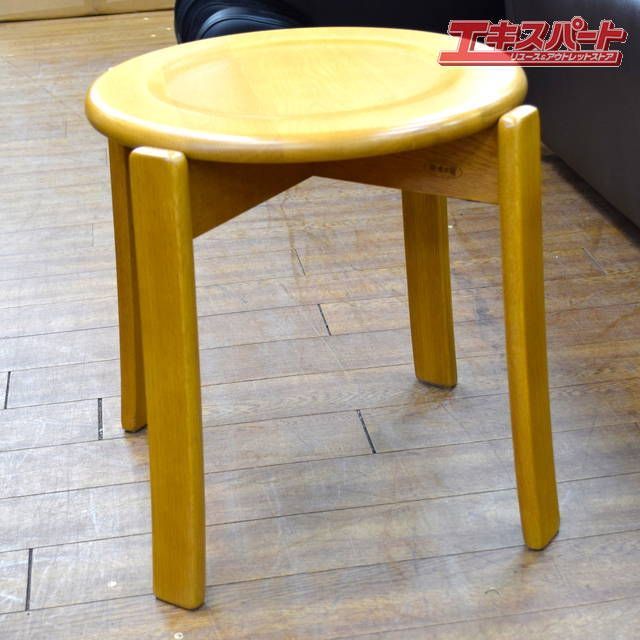 浜本工芸 ナラ材 スツール  湘南台店
