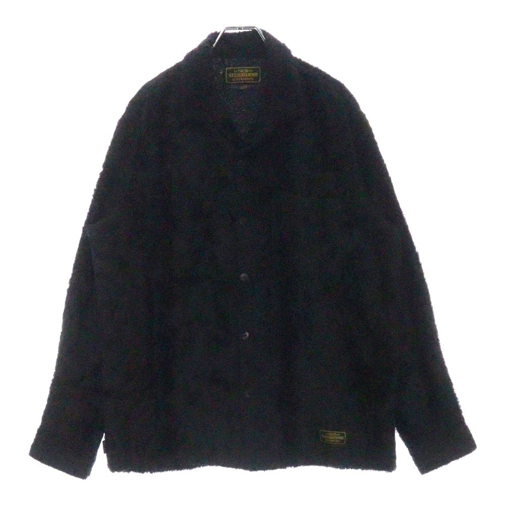 NEIGHBORHOOD ネイバーフッド 17AW FUR|R-SHIRT.LS ファーアニマル 長袖シャツ ブラック 172AQNH-SHM03