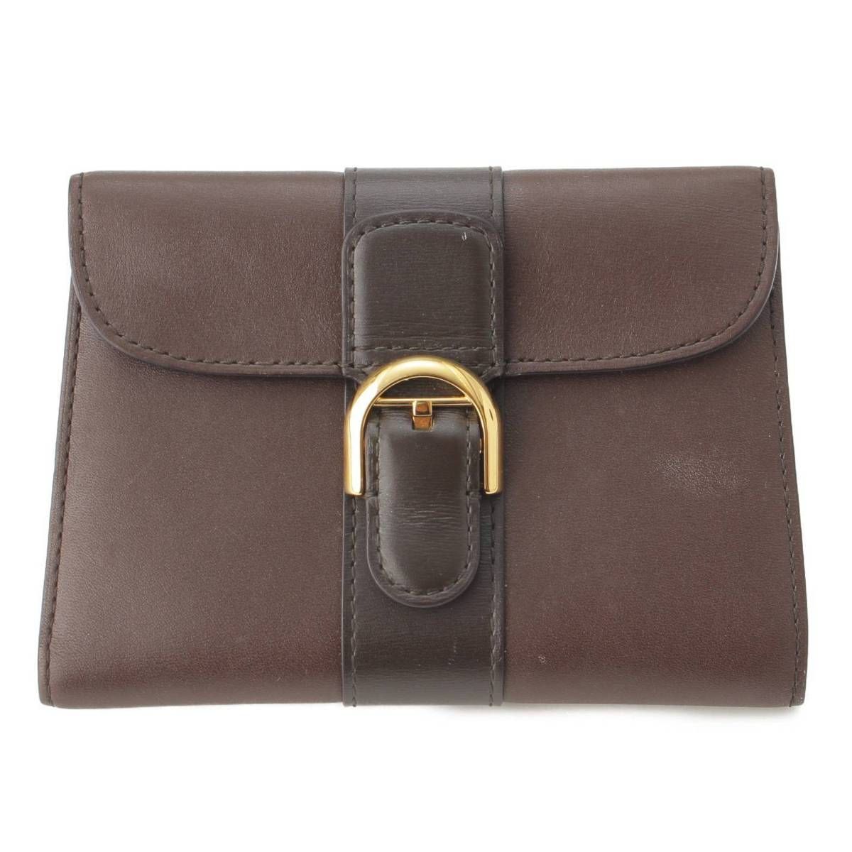 DELVAUX デルヴォー ブリヨン 三つ折り財布 アイボリー レザー デルヴォー Brillant ブランドオフ Delvaux レザー 三つ折り財布