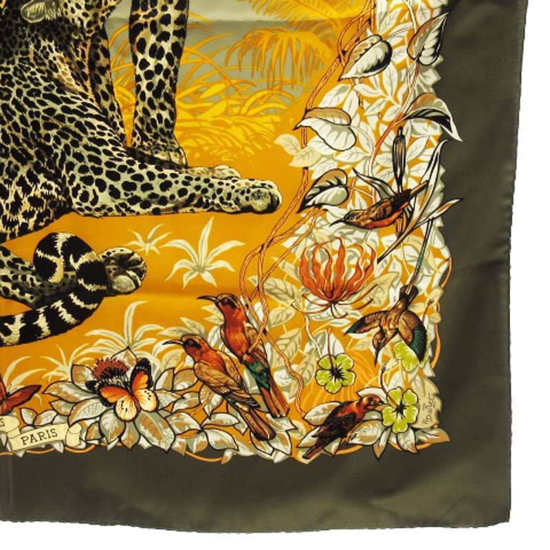 エルメス HERMES Jungle Love ジャングルラブ カレ 90 スカーフ