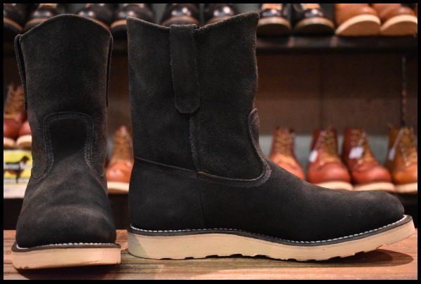 8.5E 良品 09年】レッドウィング 8177 黒スエード ペコス ブラック ラフアウト プルオン ブーツ redwing pecos  HOPESMORE【EE079】 - メルカリ