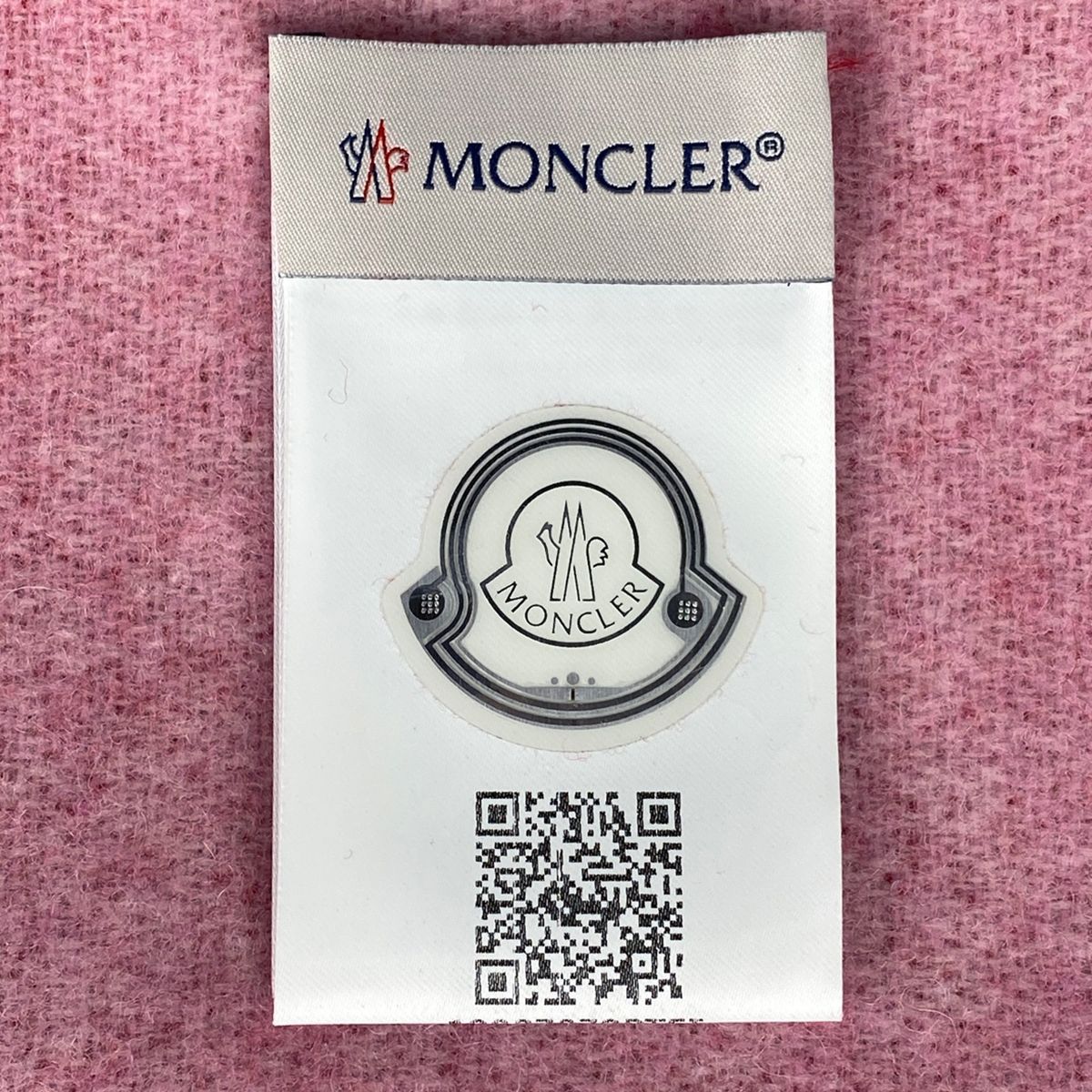 モンクレール ウール マフラー ピンク MONCLER ピンク マフラー 