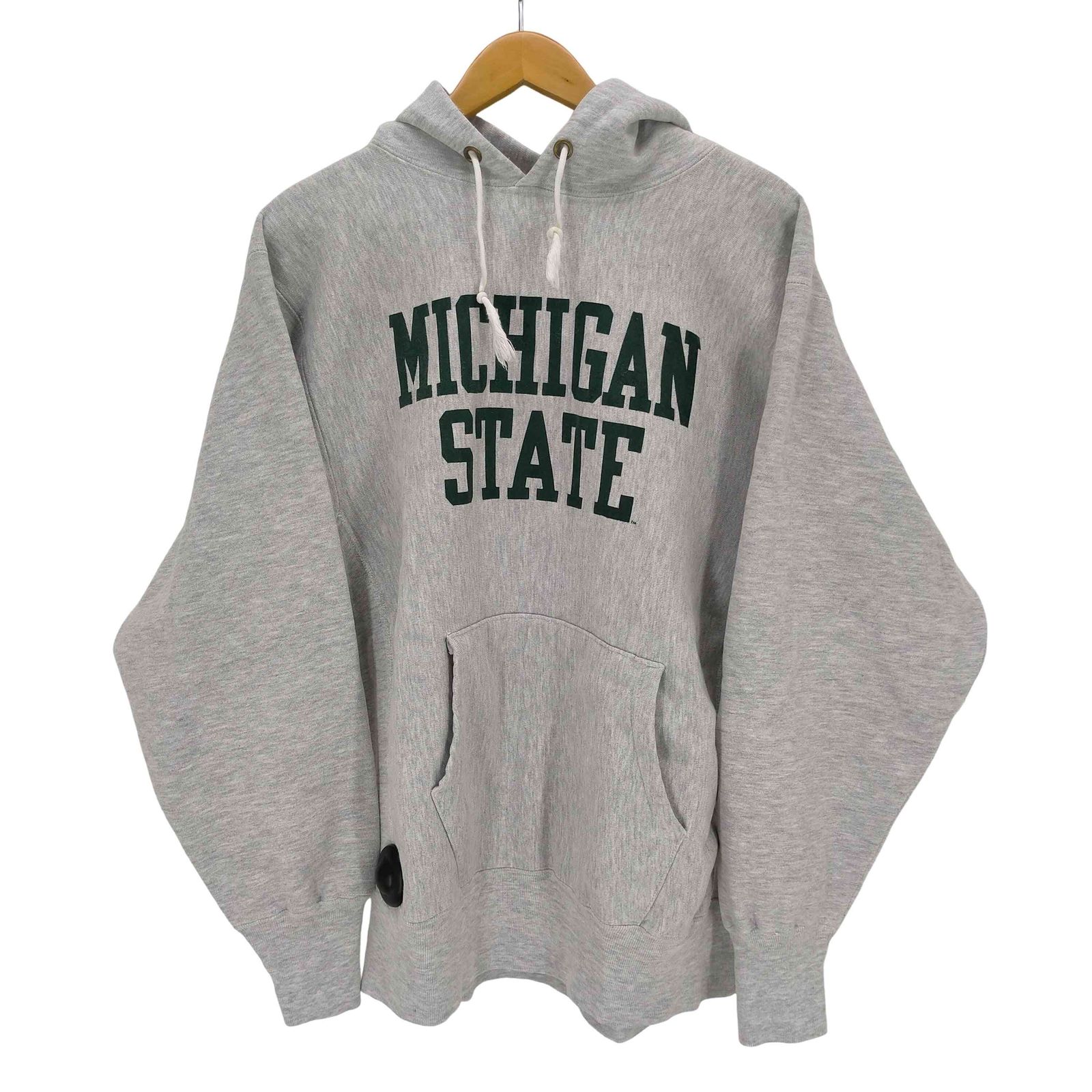 チャンピオン Champion 刺繍タグ reverse weave フーディmichigan state カレッジパーカー メンズ JPN XL