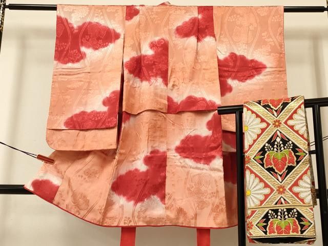 平和屋着物[]アンティーク 大正ロマン 七五三 女の子 7歳 祝着 四つ身