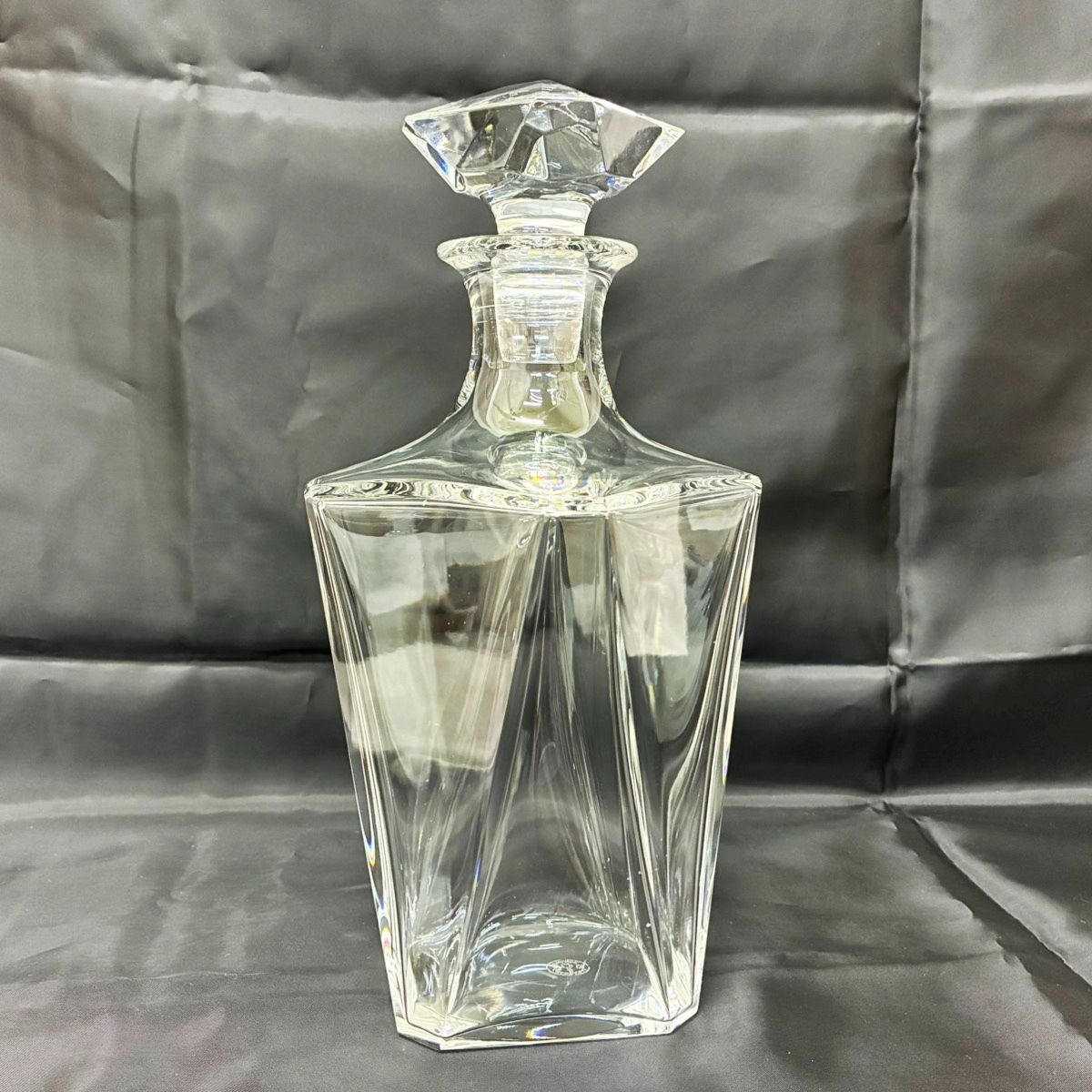 ◆ 状態良好◆Baccarat バカラ コルドンブルー デキャンタ 空瓶 クリスタル クリア M1443