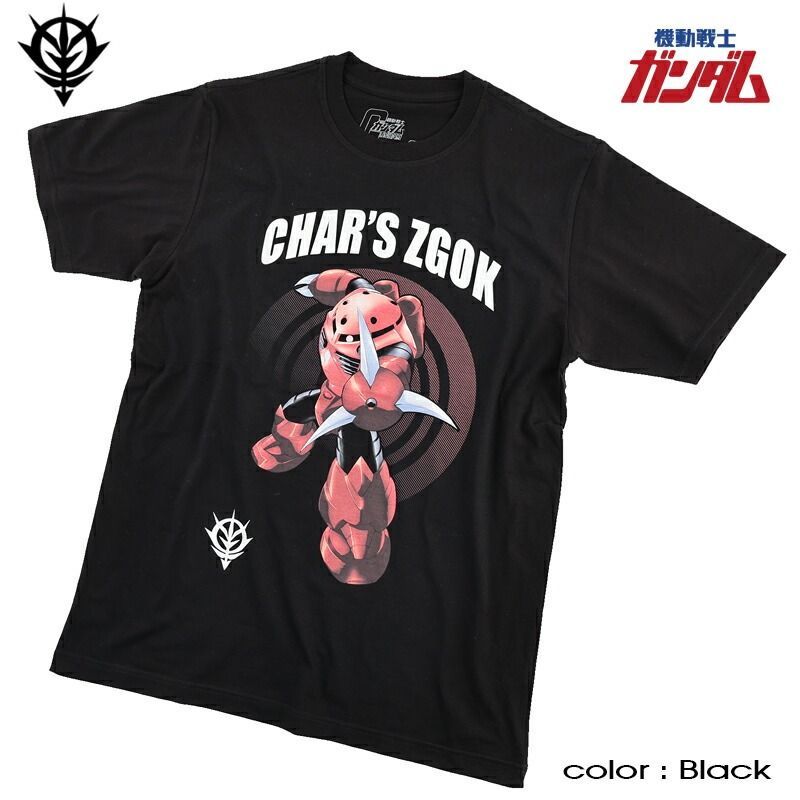 M　STRICT-G　初音ミク×ズゴック（シャア専用）　Ｔシャツ　ガンダム GUNDAM ガンダム シャア専用 ズゴック Tシャツ 半袖 機動戦士