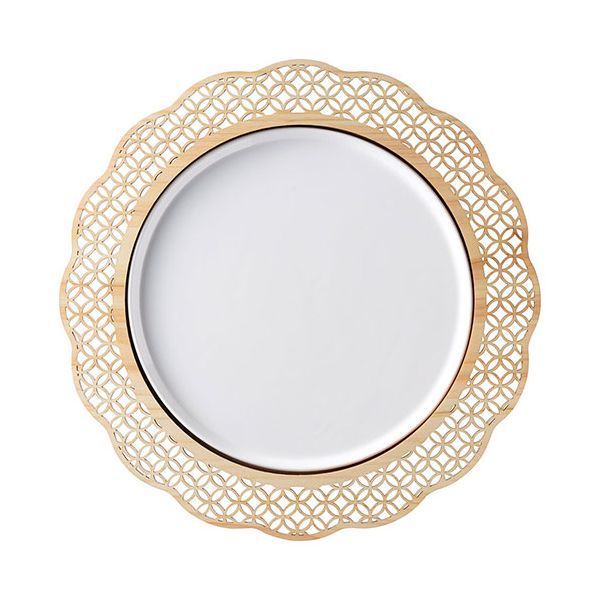 ヤマコー 用美 業務用 細密七宝料理プレート 陶器付 yamaco38177