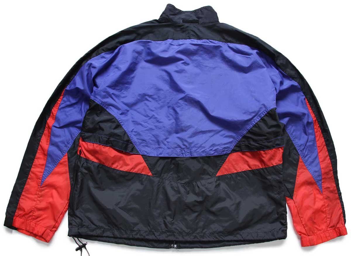 90s OLD NIKE ナイキ ナイロンジャケット M 銀タグ マルチカラー 90s NIKE ナイキ 銀タグ ナイロンジャケット マルチカラー L