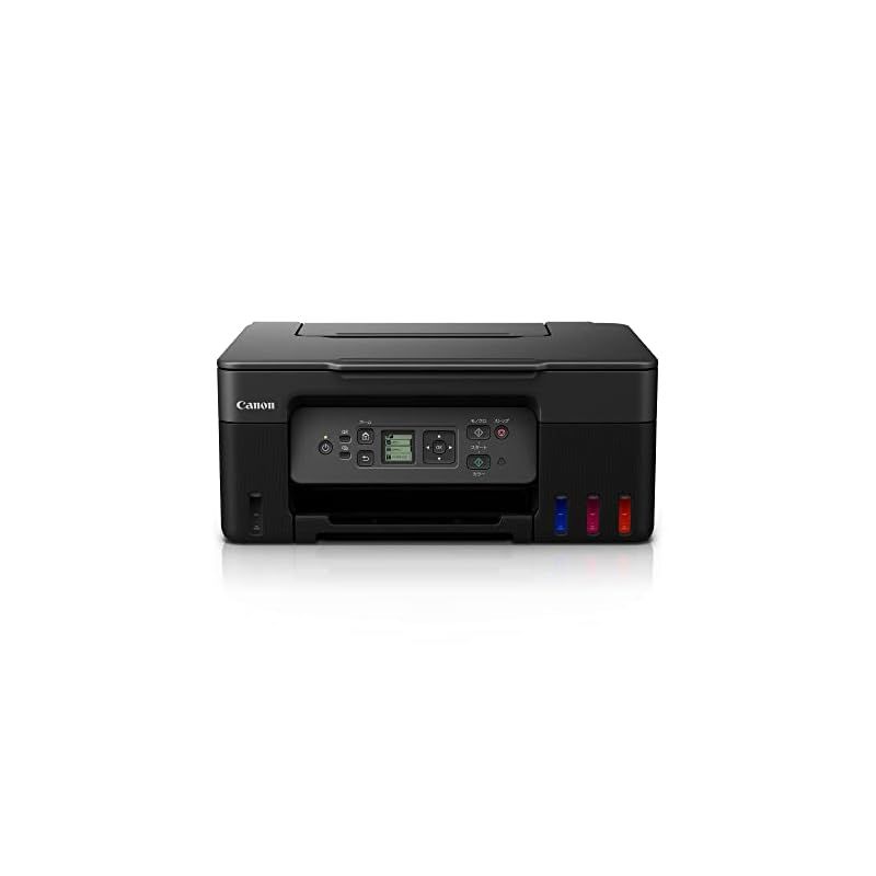 【新品】 Canon プリンター 特大容量ギガタンク搭載 A4カラーインクジェット複合機 G3370 ブラック テレワーク向け 2022年モデル 普通 1