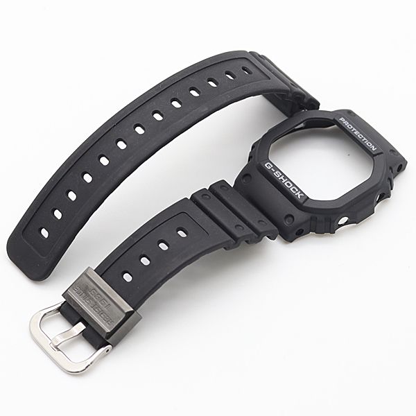 良品 カシオ Gショック 純正ベルト フェイスカバー 22mm用 ブラック 