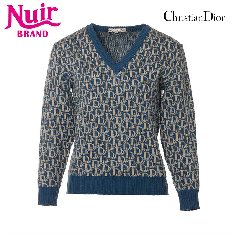 センスのいい お歳暮 Christian Dior クリスチャンディオール ニット Size:M トップス