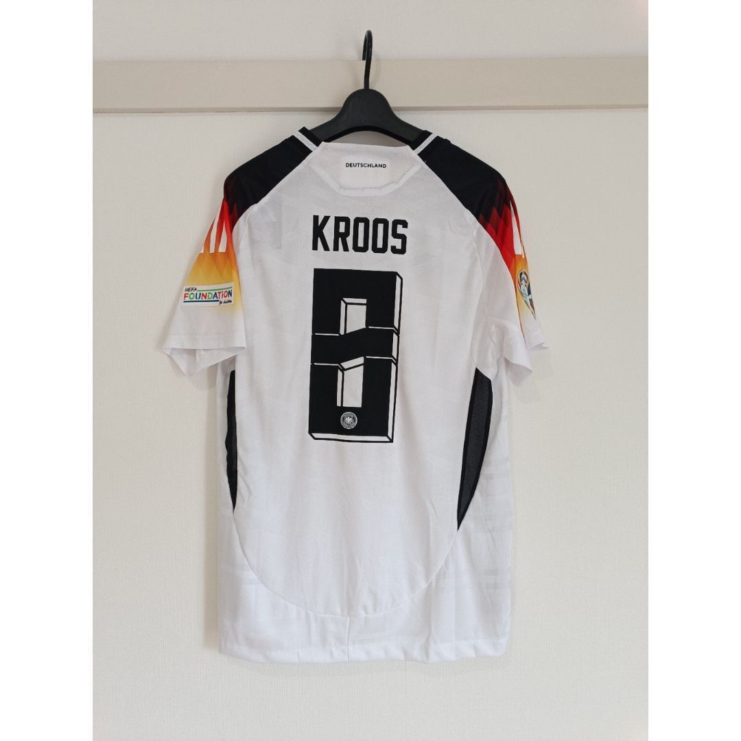 adidas Germany Home Kroos 8 Jersey 2024-2025 (Official Printing)