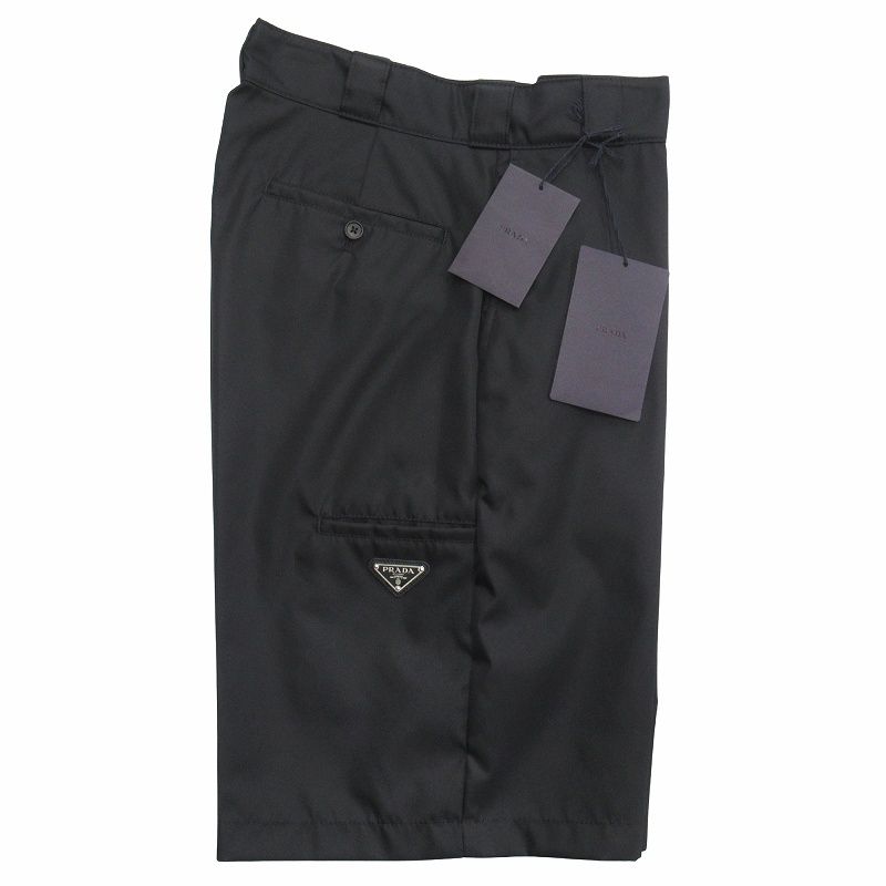 プラダ PRADA トライアングルロゴ Re-Nylon バミューダ ショーツ