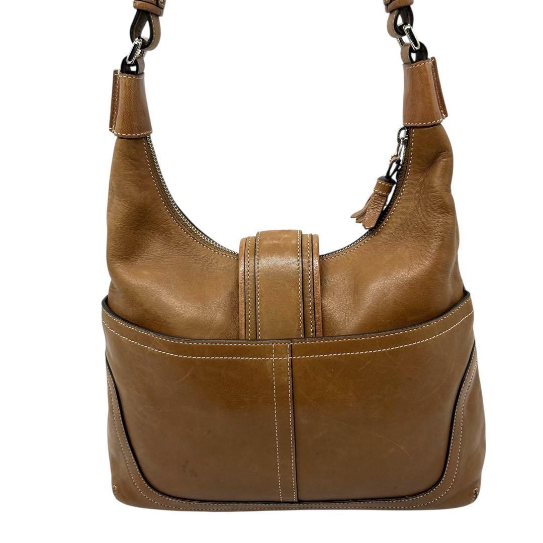 1182 Coach Soho Hand Bag Brown y2k - メルカリ