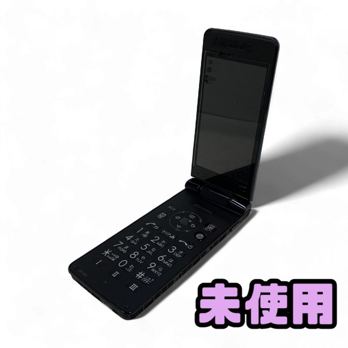 携帯電話 docomo ドコモ シャープ AQUOS アクオス ケータイ1GB ブラック SH-02L AYK817963新