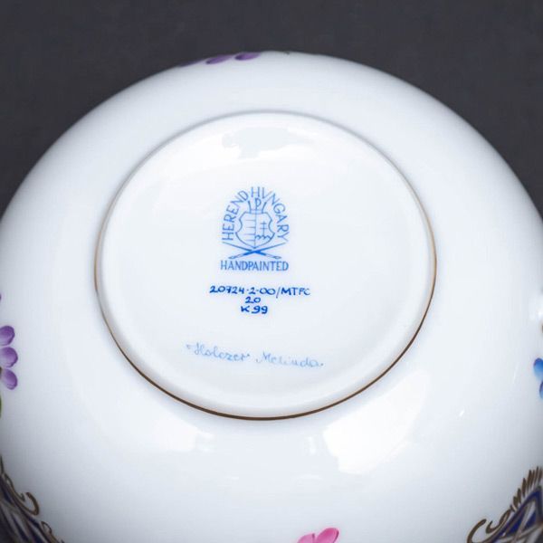 みかん様御購入　ヘレンド・ブルーダイヤモンドカップ1個 ヘレンド ブルーダイヤモンド モカカップ＆ソーサー ※マスター
