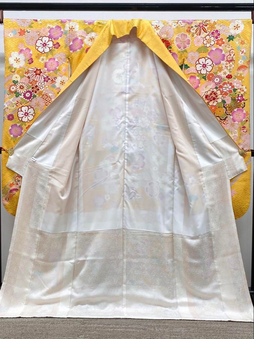 振袖 豪華 金駒 金彩 紋意匠 身丈172cm 撥水加工済 MO2692 - メルカリ