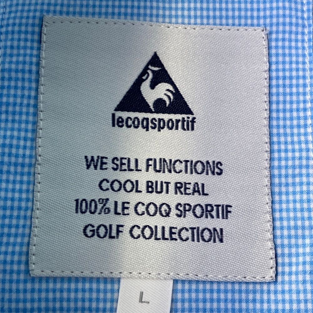 サイズ：L LE COQ GOLF ルコックゴルフ ハイネック 長袖 ジップ