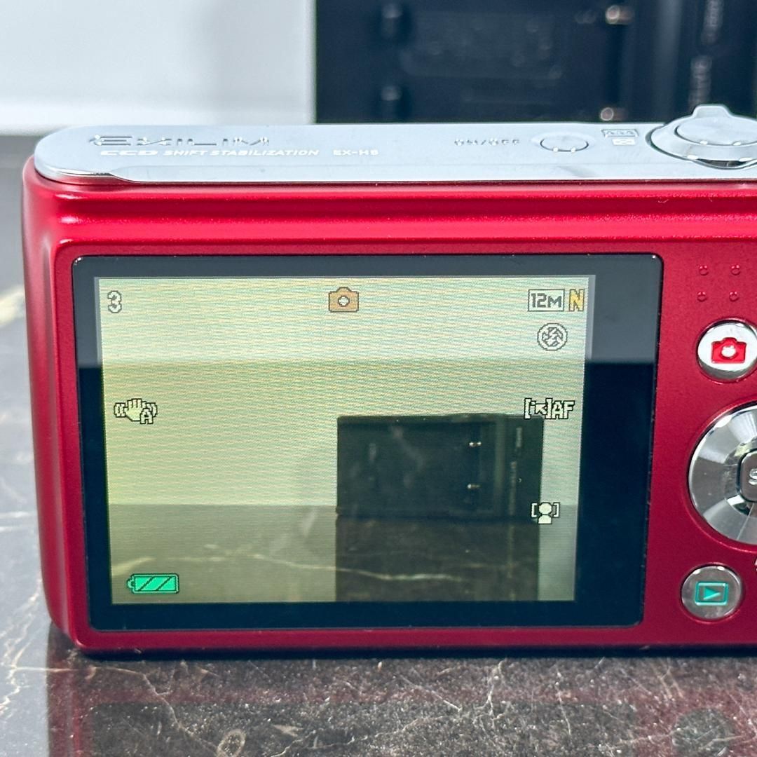 【美品】CASIO EXILIM EX-H5 レッド デジタルカメラ 美品】CASIO EXILIM EX-H5 レッド デジタルカメラ カシオ