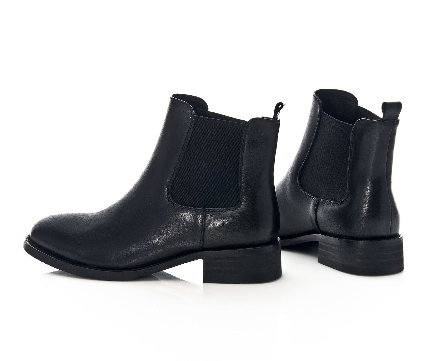 Uroi ショートブーツ 本革 レディース サイドゴア レインブーツ チェルシーブーツ アンクルブーツ フラット 梅雨 雨靴 防水 通勤 カジュアル オフィス フォーマル 就活 ブラック