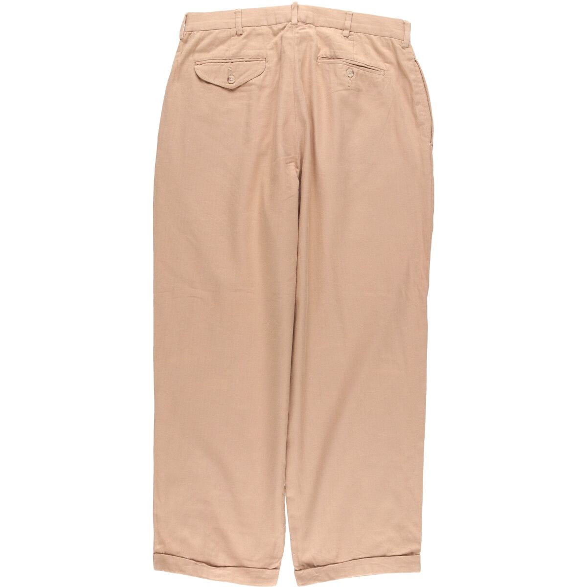 古着 ラルフローレン Ralph Lauren POLO by Ralph Lauren ツータック コットン スラックスパンツ メンズw32相当 eaa585452